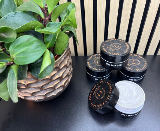 Hair Wax Black Matt Soft