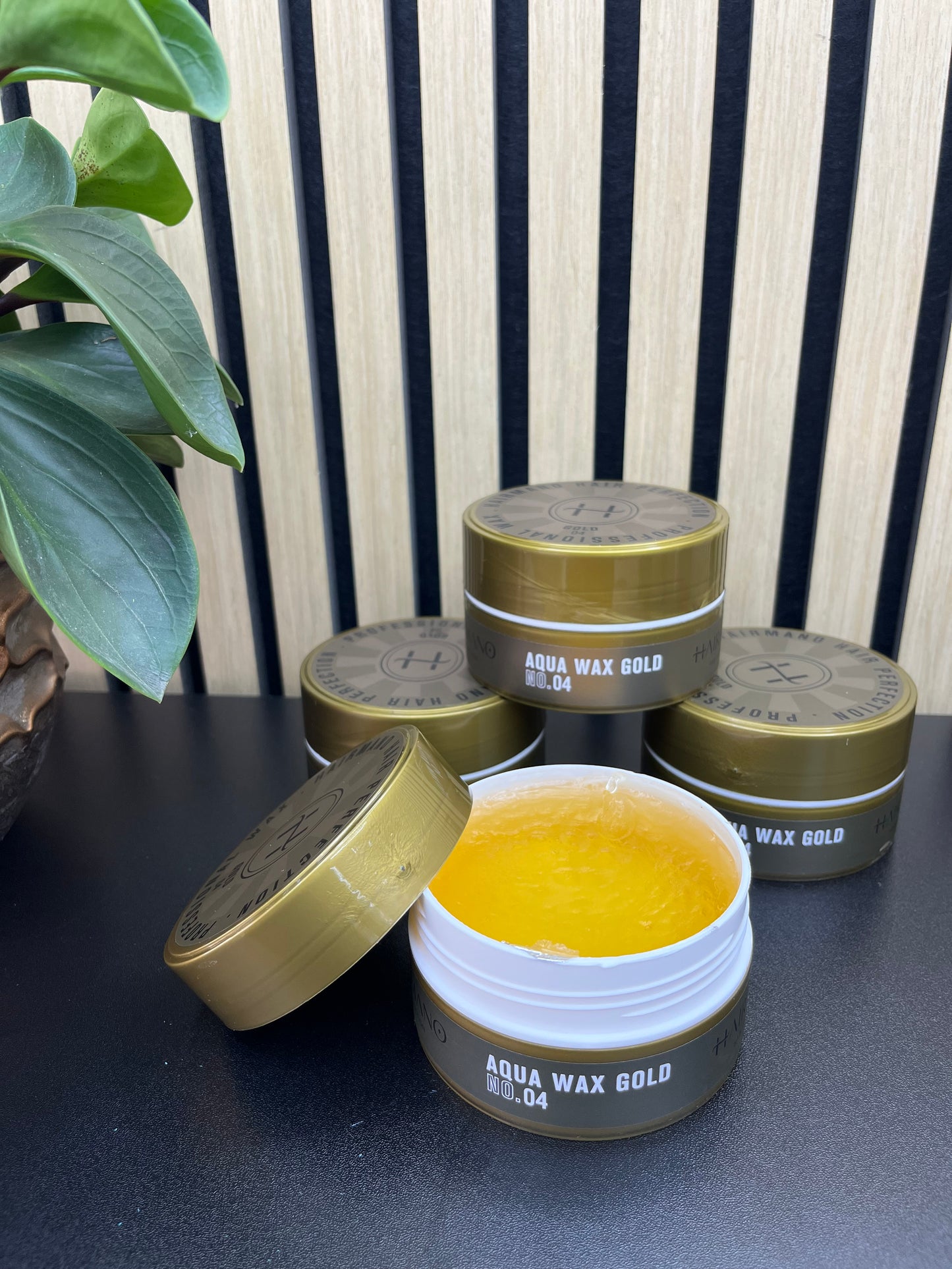 Hair wax gold